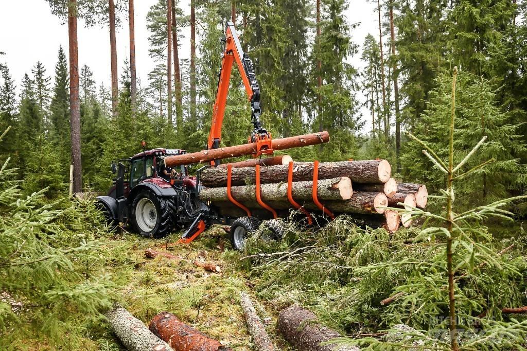  MTM 14T 7300 Remorque forestière avec grue