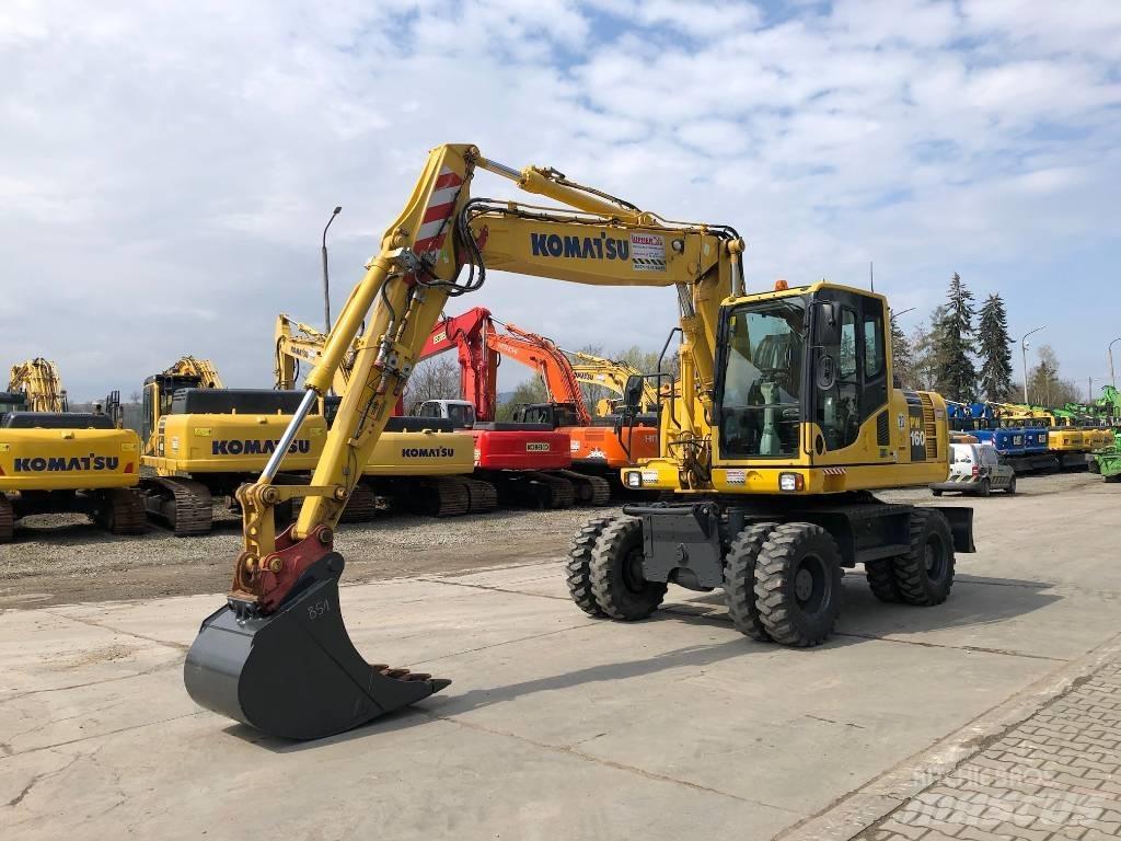 Komatsu PW160-8 Pelle sur pneus