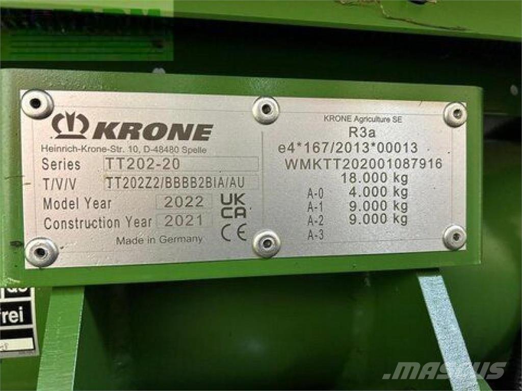 Krone mx 370 gl Transbordeur
