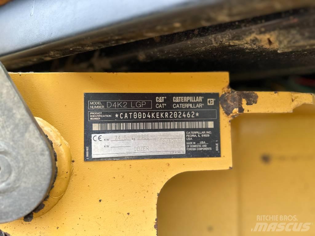 CAT D 4 K 2 LGP Bouteurs sur chenilles