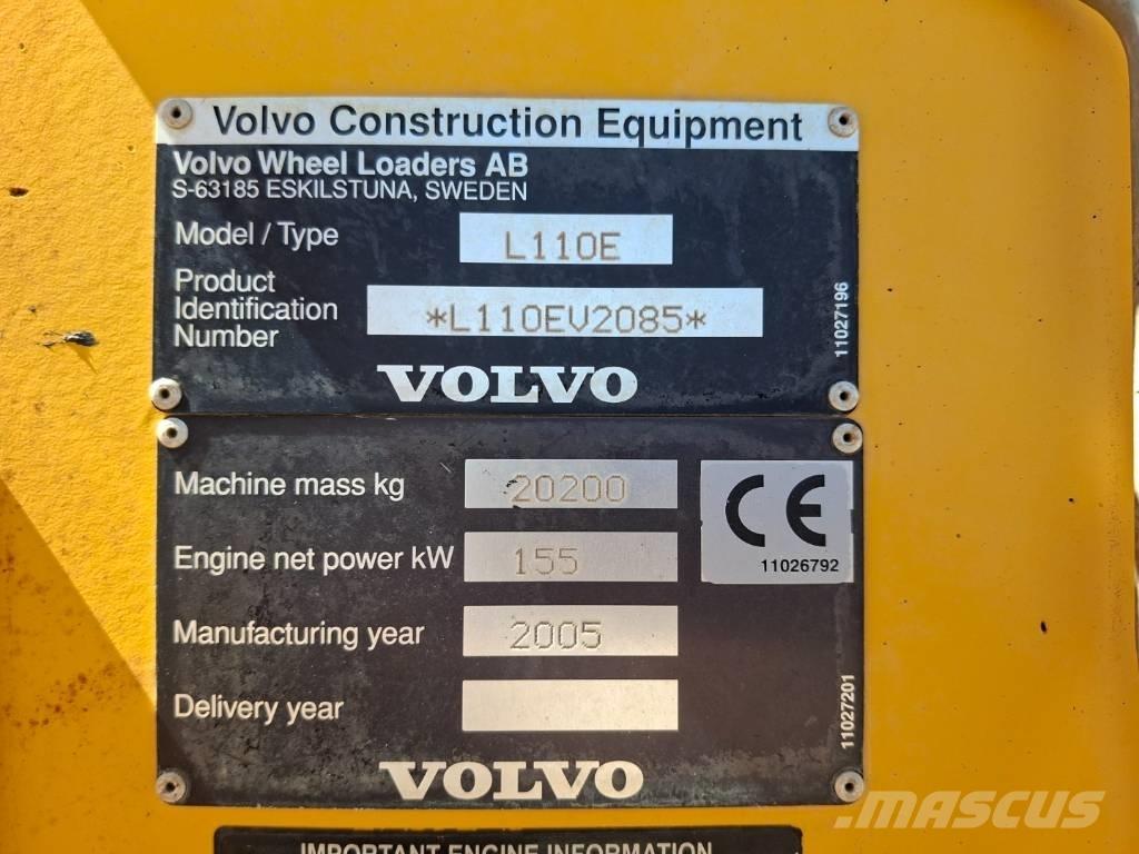 Volvo L 110 E Chargeuse sur pneus