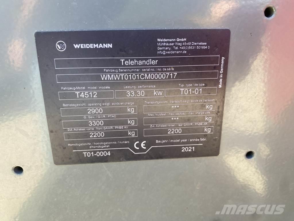 Weidemann T 4512 Télescopique agricole