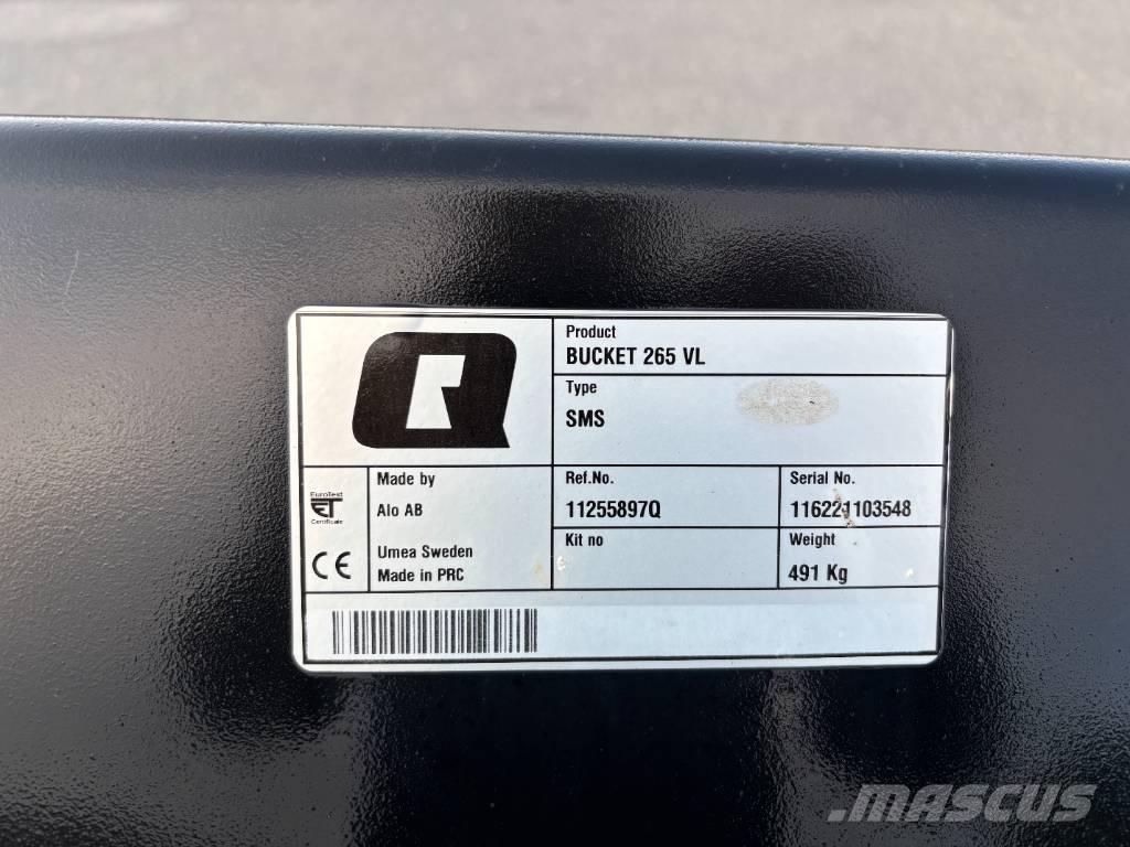 Quicke VL 265 SMS Accessoires chargeur frontal