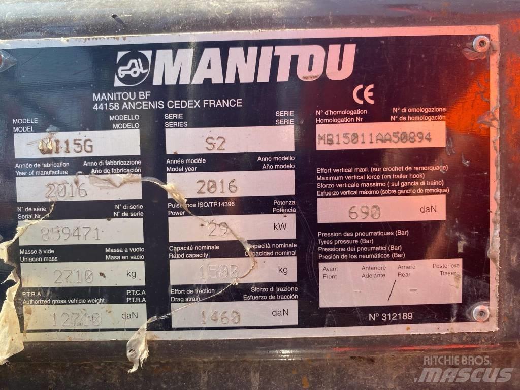 Manitou MI 15 G Chariots GPL