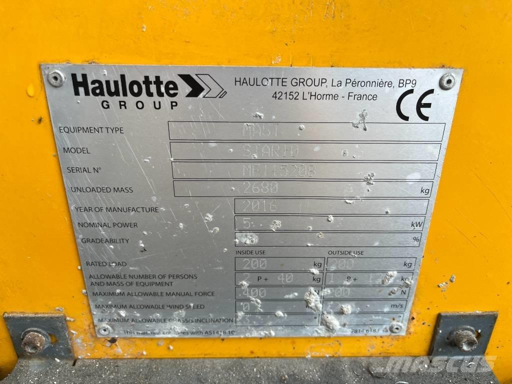 Haulotte Star 10 Mât vertical