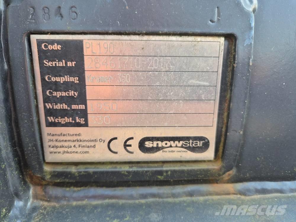 Snowstar PL190 Chasse neige