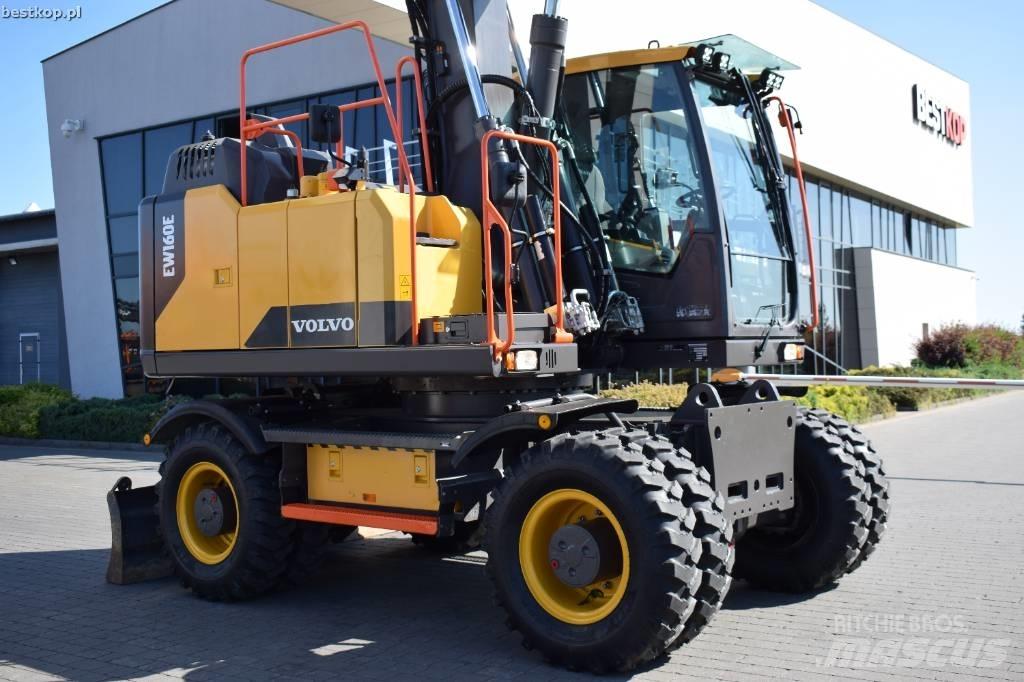 Volvo EW 160 E Pelle sur pneus
