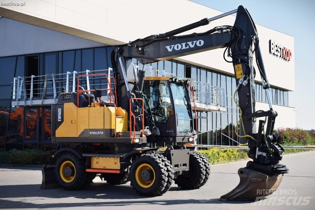 Volvo EW 160 E Pelle sur pneus