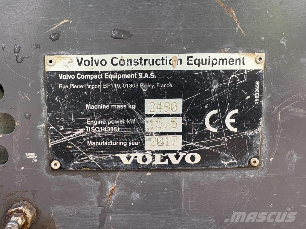 Volvo ECR 25 D Mini pelle < 7t