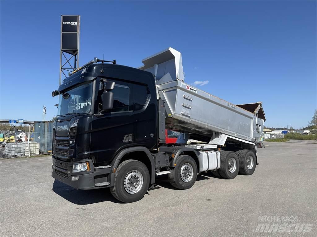 Scania R580 8X4 Camion benne
