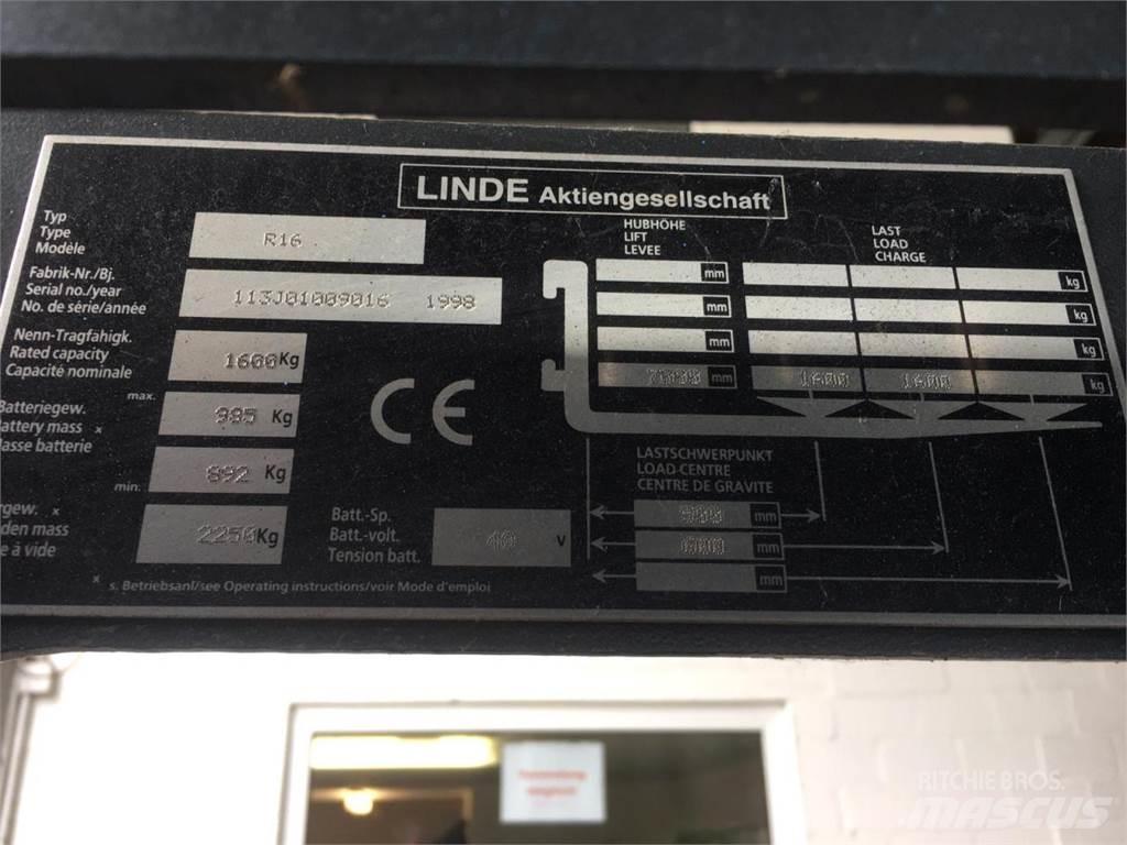Linde R16 Autres Chariots élévateurs