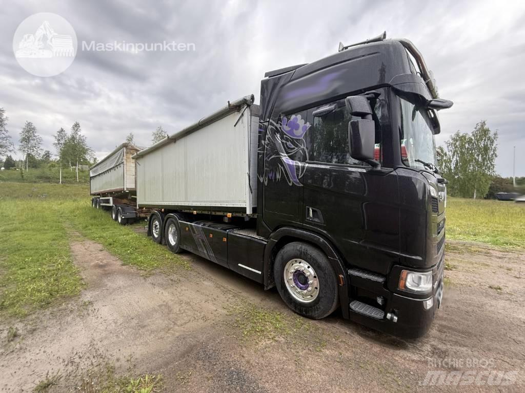 Scania R 730 EKIPAGE Camion benne