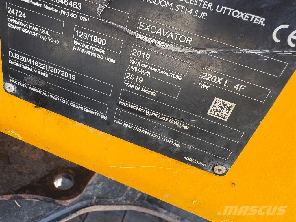 JCB 220X Pelle sur chenilles