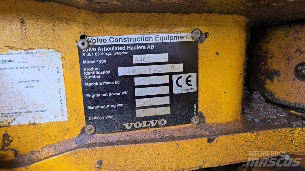Volvo A 40 D Tombereau articulé