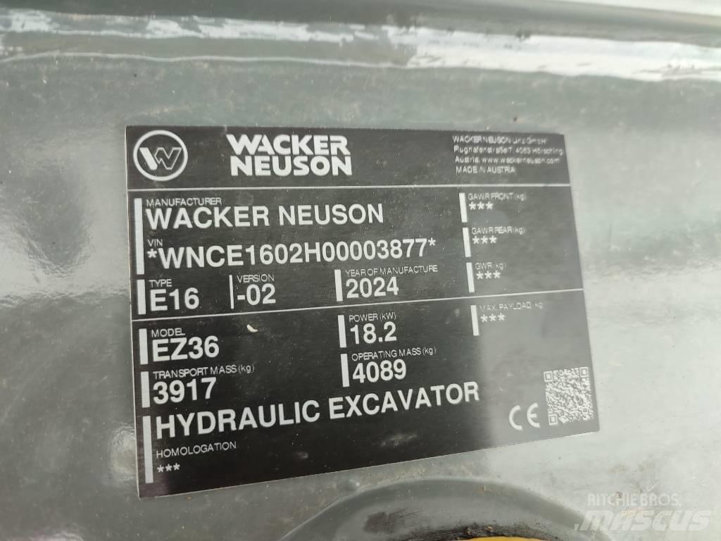 Wacker Neuson EZ 36 Mini pelle < 7t