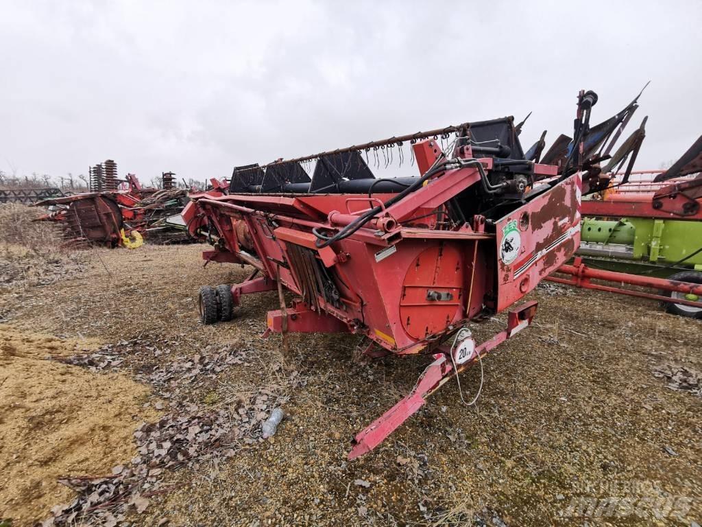 CASE 2388 + heder Moissonneuse batteuse