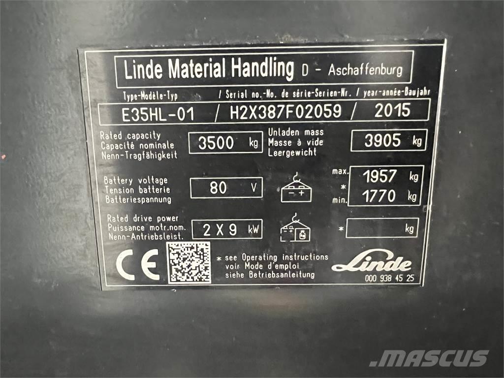 Linde E35HL-01 Chariots élévateurs électriques