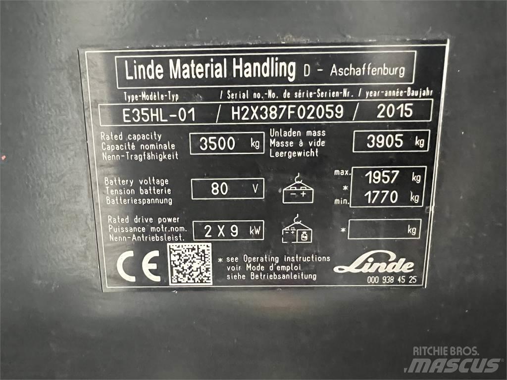 Linde E35HL-01 Chariots élévateurs électriques