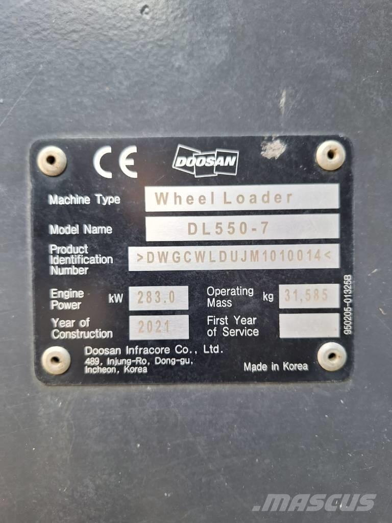 Doosan DL550-7 Chargeuse sur pneus