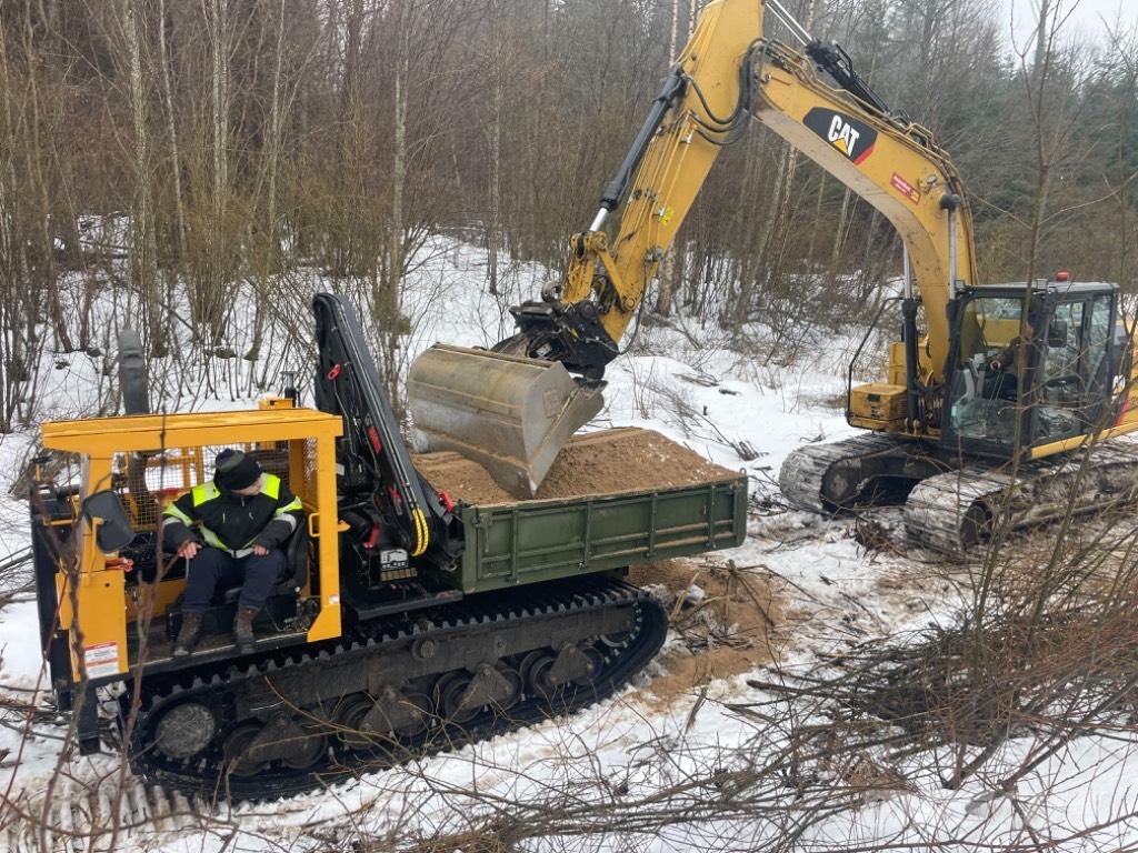 Morooka MST 800 Tombereau sur chenilles