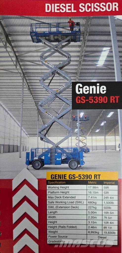 Genie GS 5390 RT Nacelle ciseaux