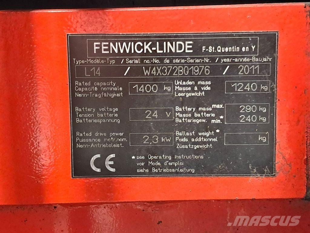 Linde L14 Gerbeur accompagnant