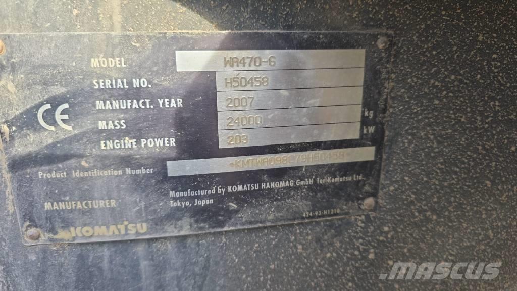 Komatsu WA 470-6 Chargeuse sur pneus