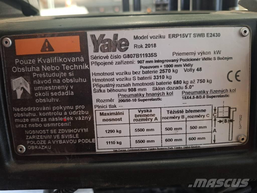 Yale ERP15VT Chariots élévateurs électriques
