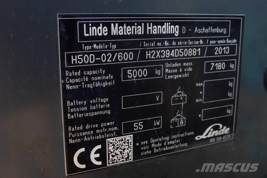 Linde H50D-02/600 Chariots diesel