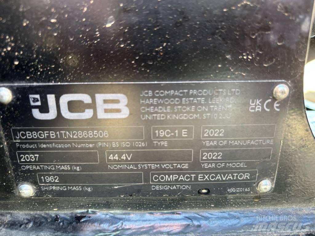 JCB 19 C-1 E Mini pelle < 7t