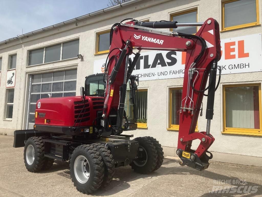 Yanmar B 110 W Pelle sur pneus