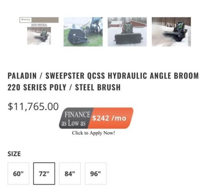 Sweepster 220 84” Balayeuse / Autolaveuse