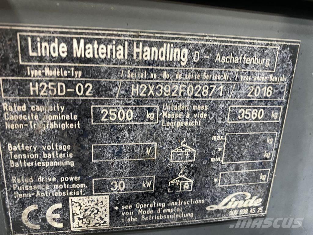 Linde H25D-02 Chariots diesel