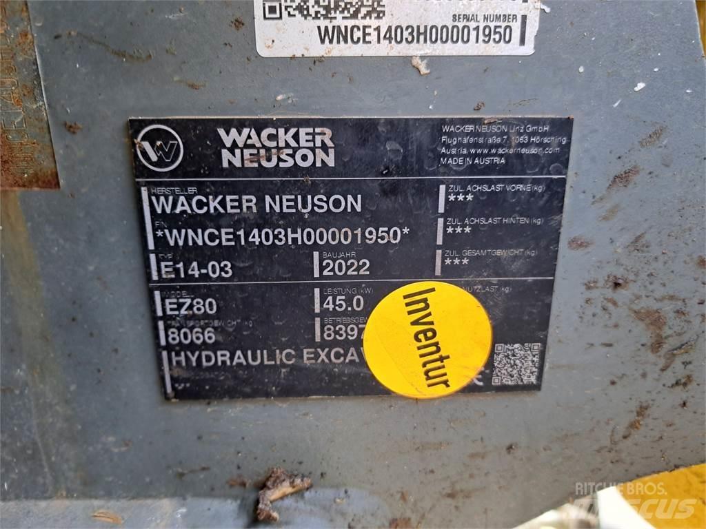 Wacker Neuson EZ80 Pelle sur chenilles