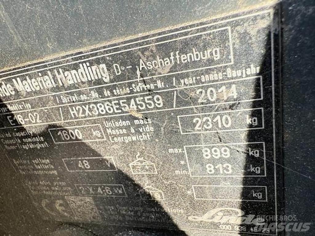 Linde E16-02 Autres Chariots élévateurs