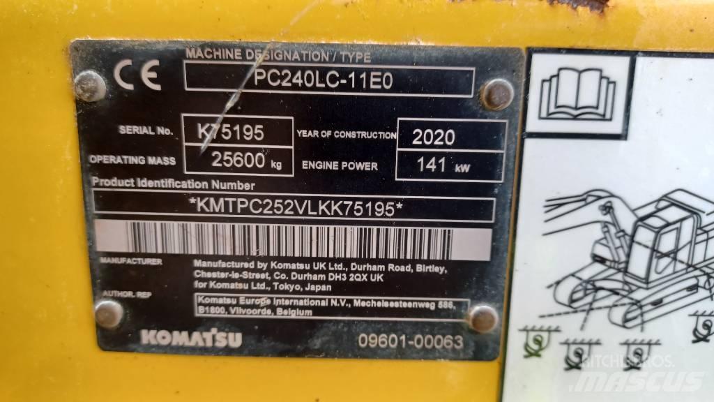 Komatsu PC240LC-11 Pelle sur chenilles