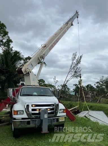 Ford F 750 Camion plateau ridelle avec grue