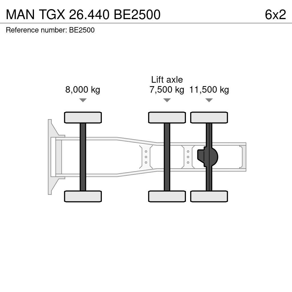 MAN TGX 26.440 Tracteur routier