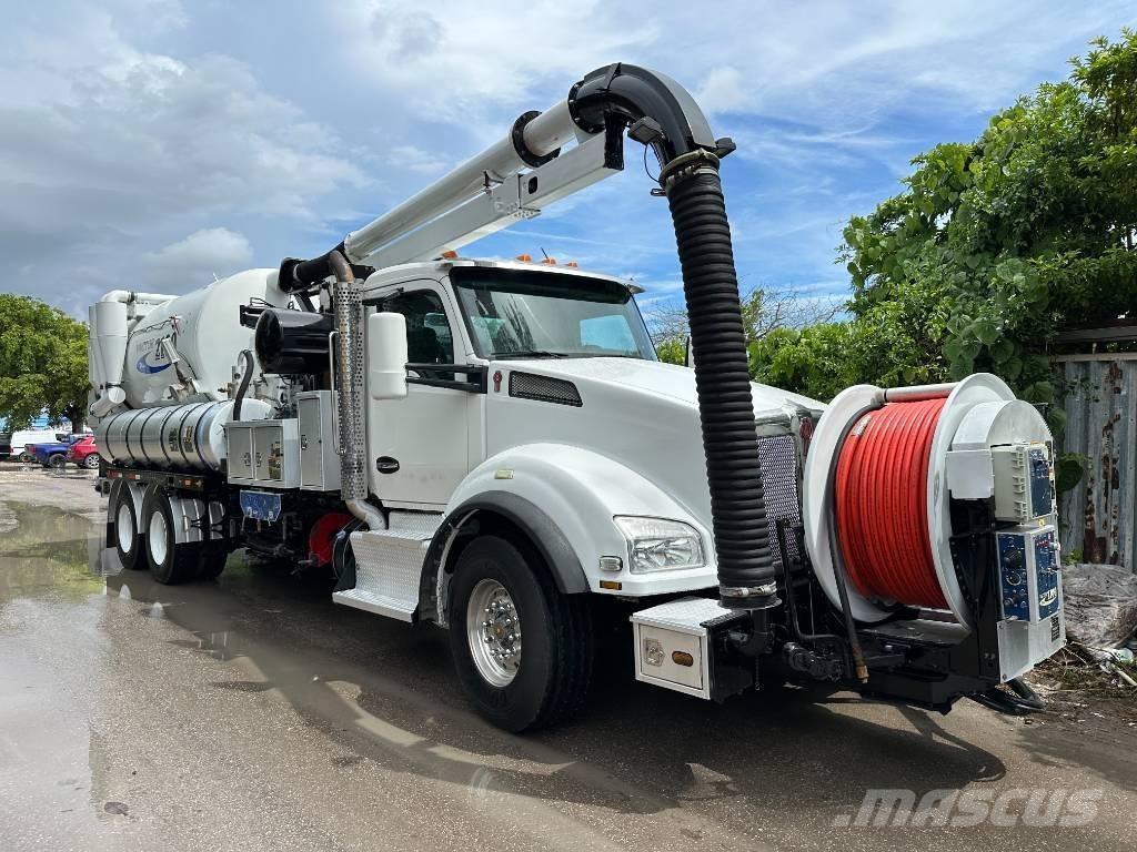 Kenworth T 880 Camion aspirateur, Hydrocureur