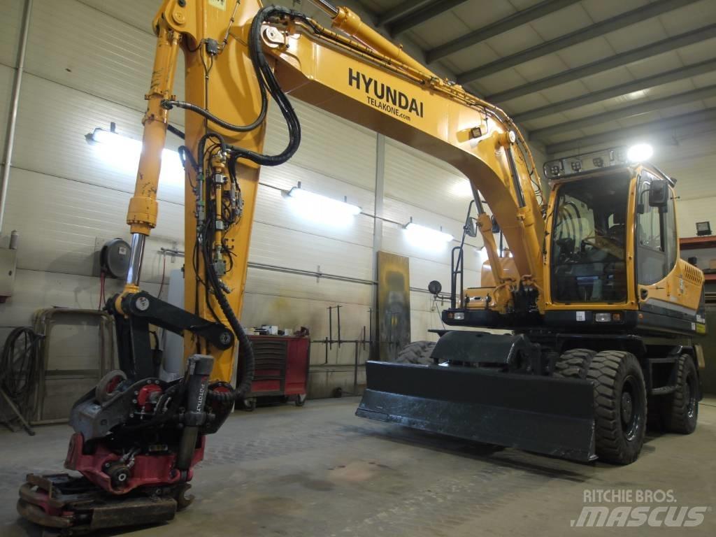 Hyundai R 160 W-9A Pelle sur pneus