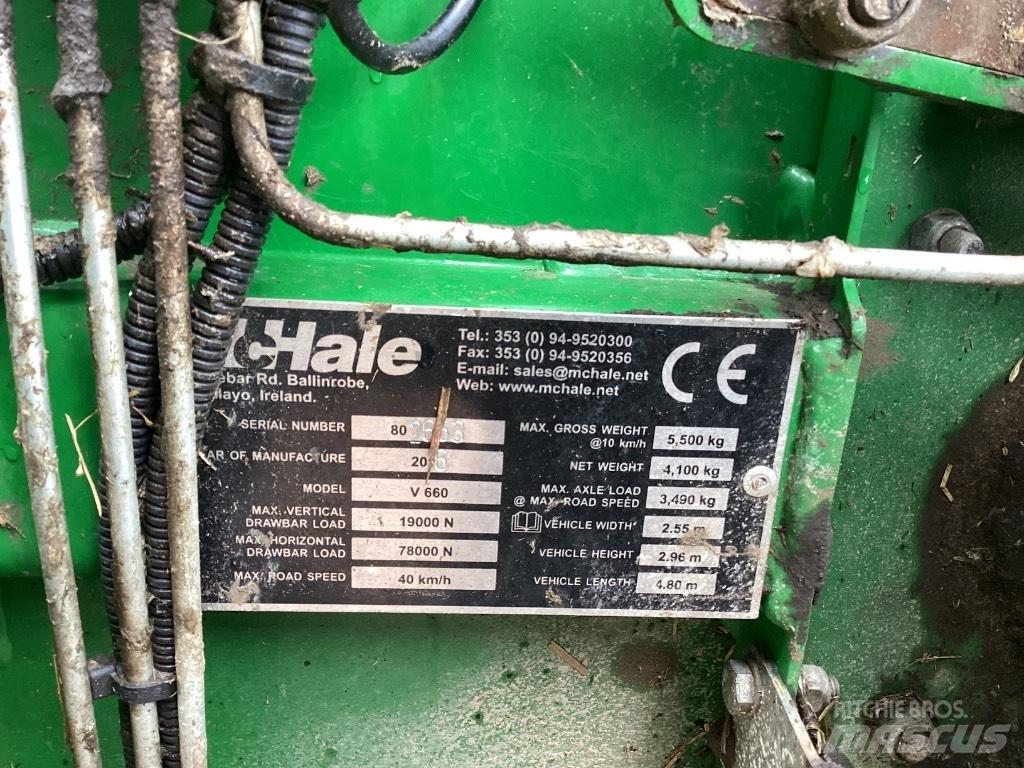 McHale V 660 Presse à balle ronde