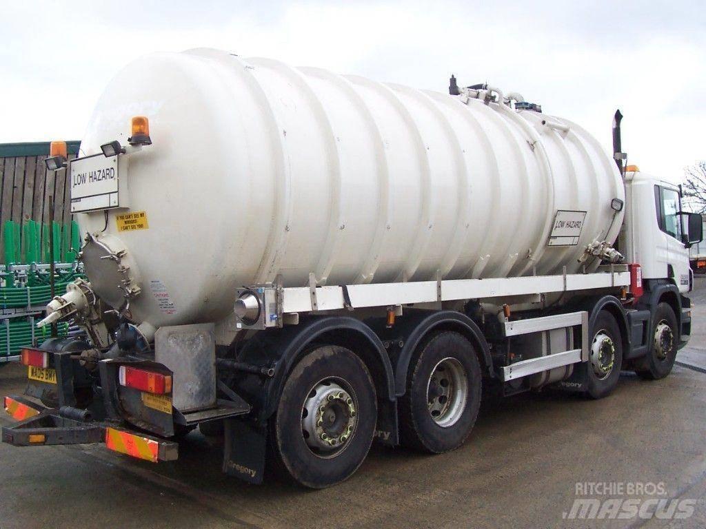 Scania P 380 Camion aspirateur, Hydrocureur