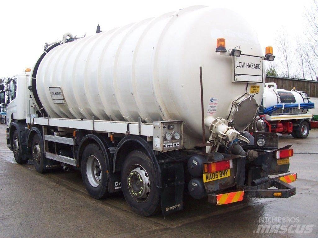 Scania P 380 Camion aspirateur, Hydrocureur