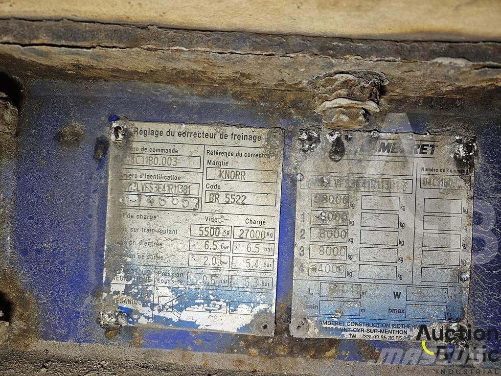 Lamberet YS-2P5 Semi remorque à rideaux coulissants (PLSC)