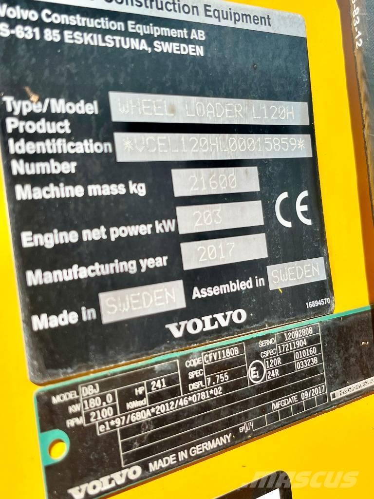 Volvo L 120 H Chargeuse sur pneus
