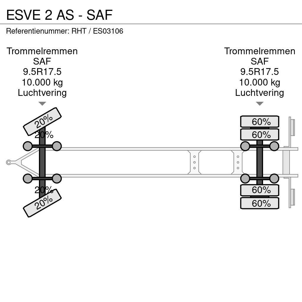 Esve 2 AS - SAF Remorque porte container