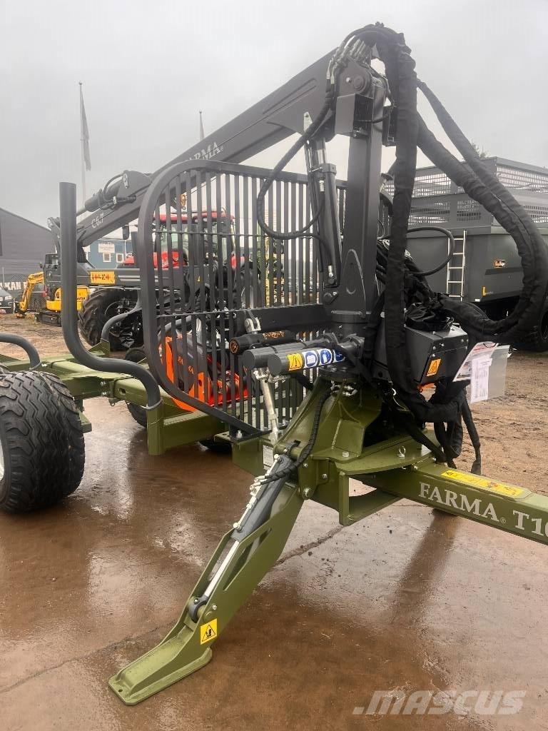 Farma T10 DS Remorque forestière avec grue