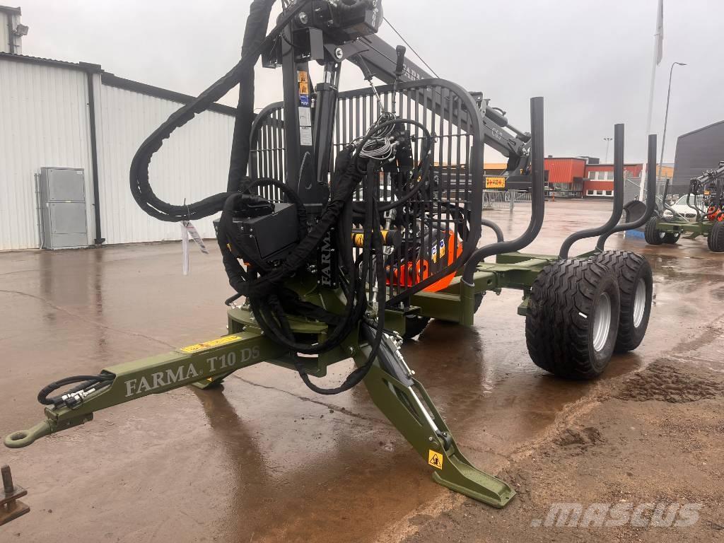 Farma T10 DS Remorque forestière avec grue