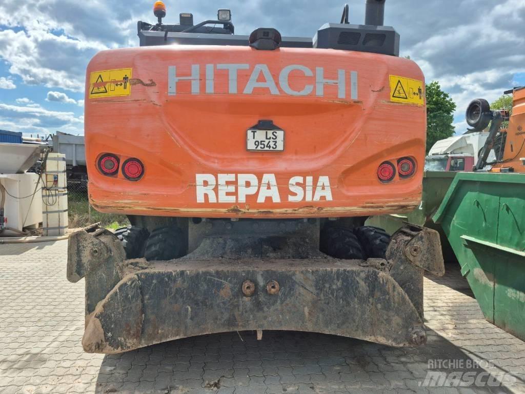 Hitachi ZX 170 W-6 Pelle sur pneus
