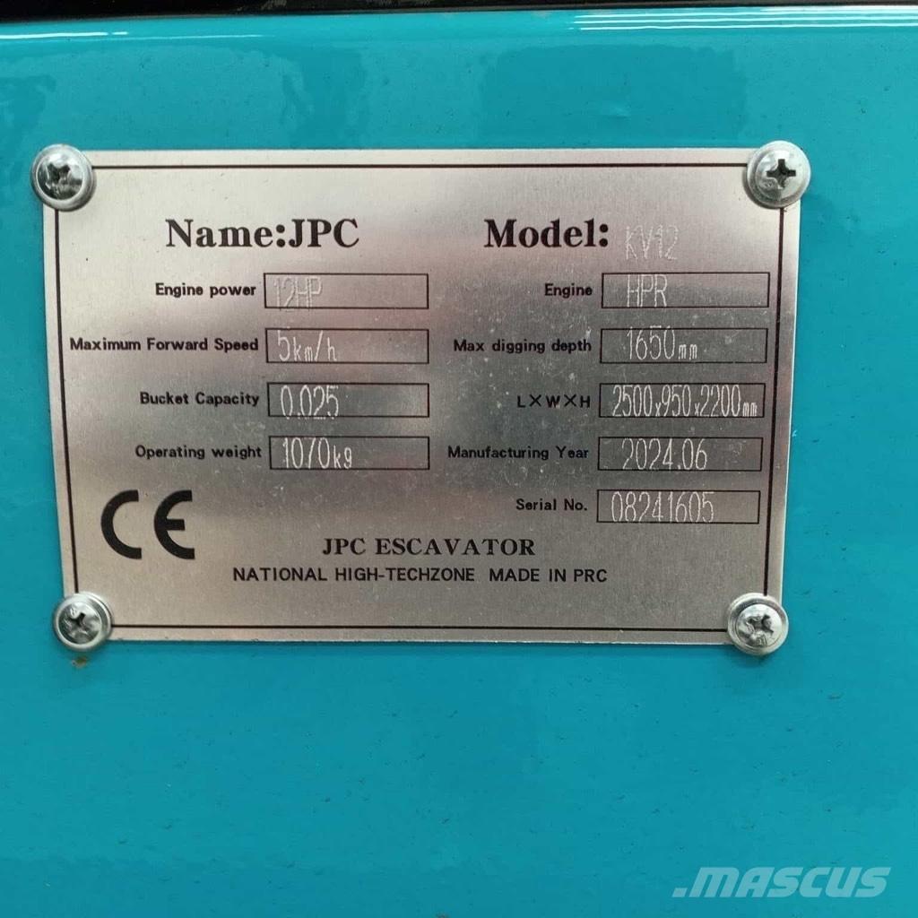 JPC KV 12 Mini pelle < 7t